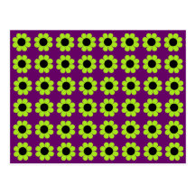 Customizable Flower Power Post Card
