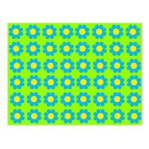 Customizable Flower Power Post Cards