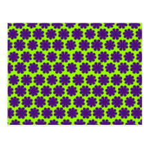 Customizable Flower Power Post Cards