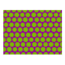 Customizable Flower Power Postcards