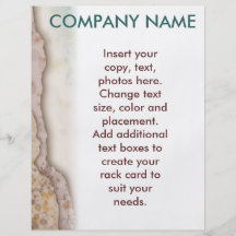 Customizable Flyers - Sandy Beach