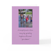 Customizable Friendship Card
