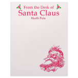 Customizable From the Desk of Santa Claus letterhead
