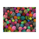 Customizable Fun & Colourful Balls Post Cards