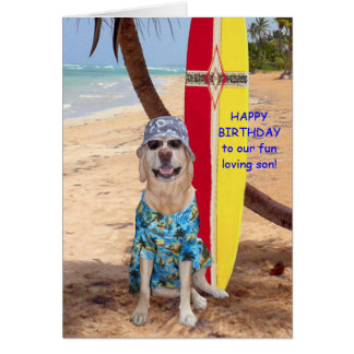 Son's Birthday Cards, Photocards, Invitations &amp; More