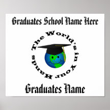 Customizable Graduation Certificate Posters