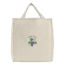 Customizable Grapes Tote Bag - Great Gift Idea