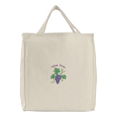 Customizable Grapes Tote Bag - Great Gift Idea by naturetees