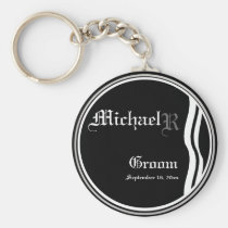 Customizable Grooms Keepsake Keychain keychains