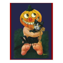 Customizable Halloween Card Post Cards