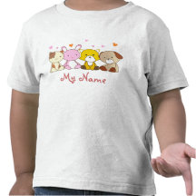 Customizable Happy Friends Toddler T Shirts