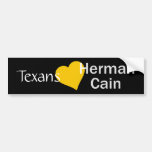 Customizable Heart Herman Cain Bumper Sticker
