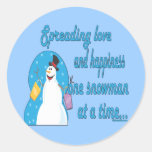 Customizable Holiday Fun Stuff Round Stickers