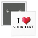 Customizable I Heart Button 0001