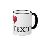Customizable I Heart Mug 0001