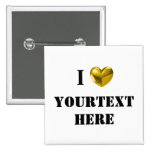 CUSTOMIZABLE I LOVE BUTTON