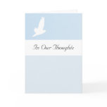 Customizable In Our Thoughts / Prayers Sympathy Cards