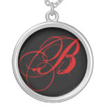 Customizable initial sterling silver necklace necklaces
