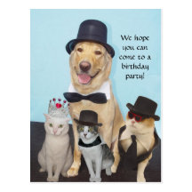 Customizable Invitation Postcard