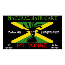 Customizable Jamaica Flag Business Card