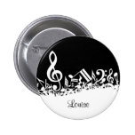 Customizable Jumbled Musical Notes Button