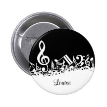 Customizable Jumbled Musical Notes Button