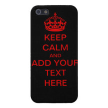 Customizable Keep Calm And Carry On iPhone Case Cases For iPhone 5