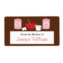 Customizable Kitchen Labels labels