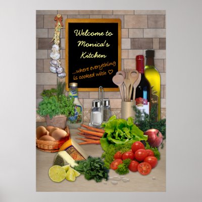 Customizable Kitchen Poster by aura2000