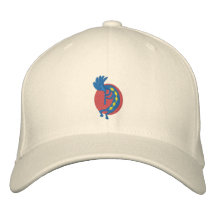 Customizable Kokopelli Embroidered hat