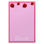 Customizable Ladybug Stationery
