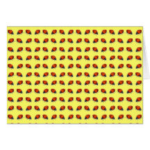 Customizable Ladybugs Card