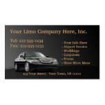 CUSTOMIZABLE Limousine Business Cards