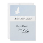 Customizable Memorial / Wake / Living Funeral Invite