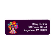 Customizable Mod Floral Labels