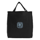 Customizable Monogram Embroidered Initials Bag