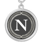Customizable Monogram Frame Pendants