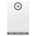 Customizable Monogram stationary stationery