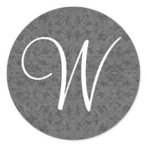 Customizable Monogram Stickers