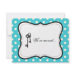 Customizable Moving Announcement invitations