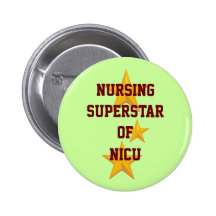 Customizable Nursing Superstar Button