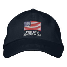 Customizable Pack Hat Embroidered Hats