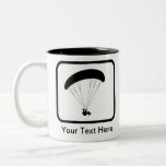 Customizable Paraglider Logo Coffee Mugs