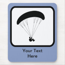 Customizable Paraglider Logo Mousepads