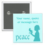Customizable Peace Button