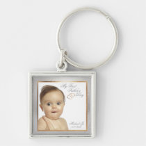 Customizable Photo First Father's Day Key Chain keychains