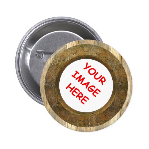 customizable photo frame button