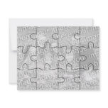 Customizable Photo "Mock" Puzzle Card-12 pieces Personalized Announcement