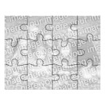 Customizable Photo "Mock" Puzzle Card-12 pieces Personalized Announcement