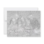 Customizable Photo "Mock" Puzzle Card-6 pieces Invitations